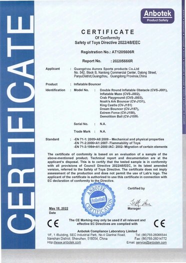 CE Certificate